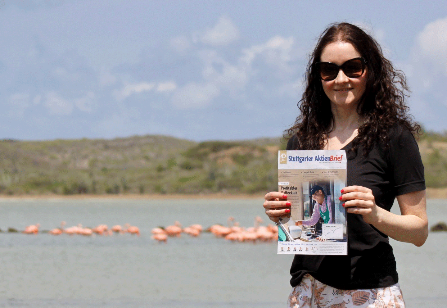 Grüße von den Flamingos