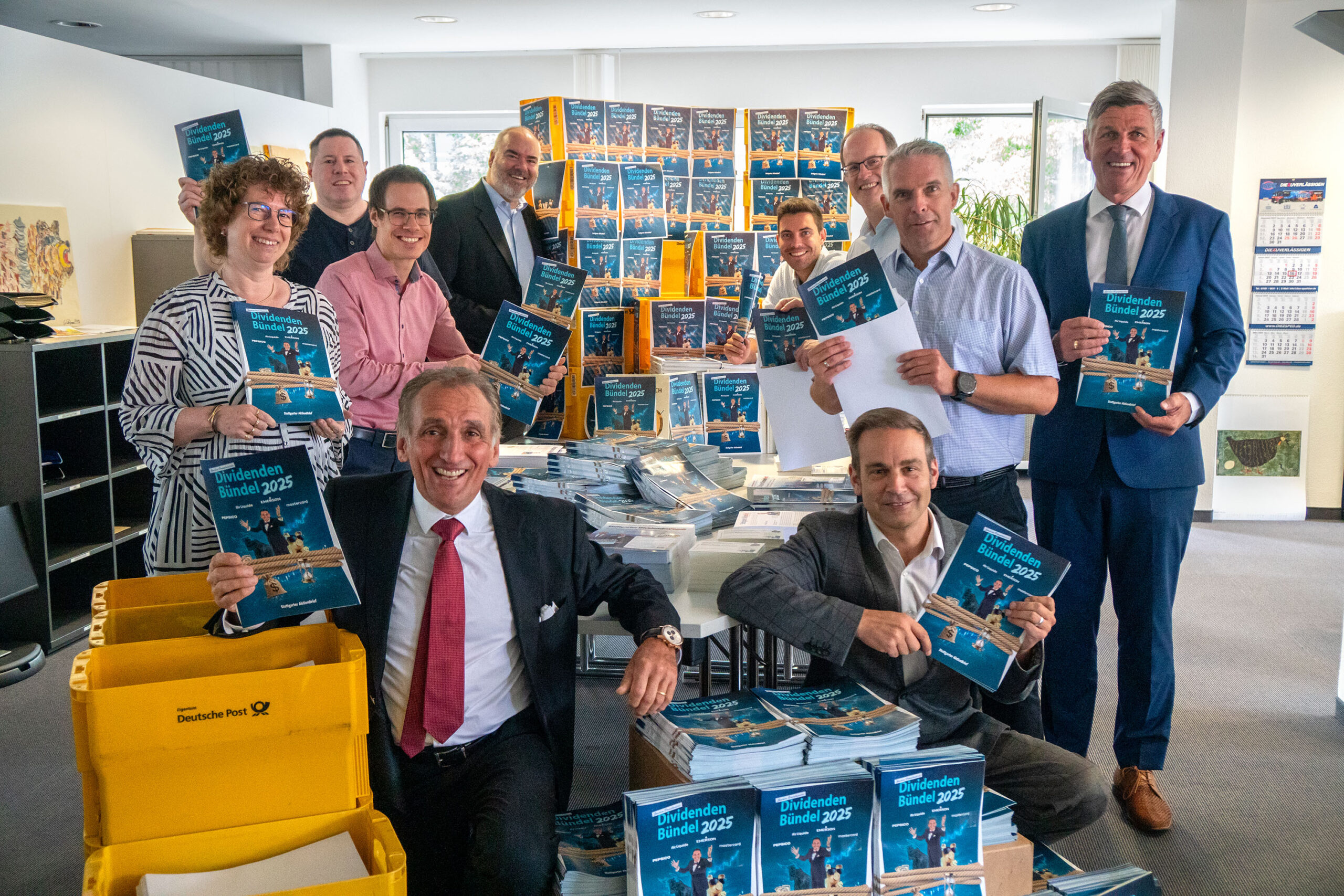 Brandmaier und sein Team mit dem neuen DividendenBündel