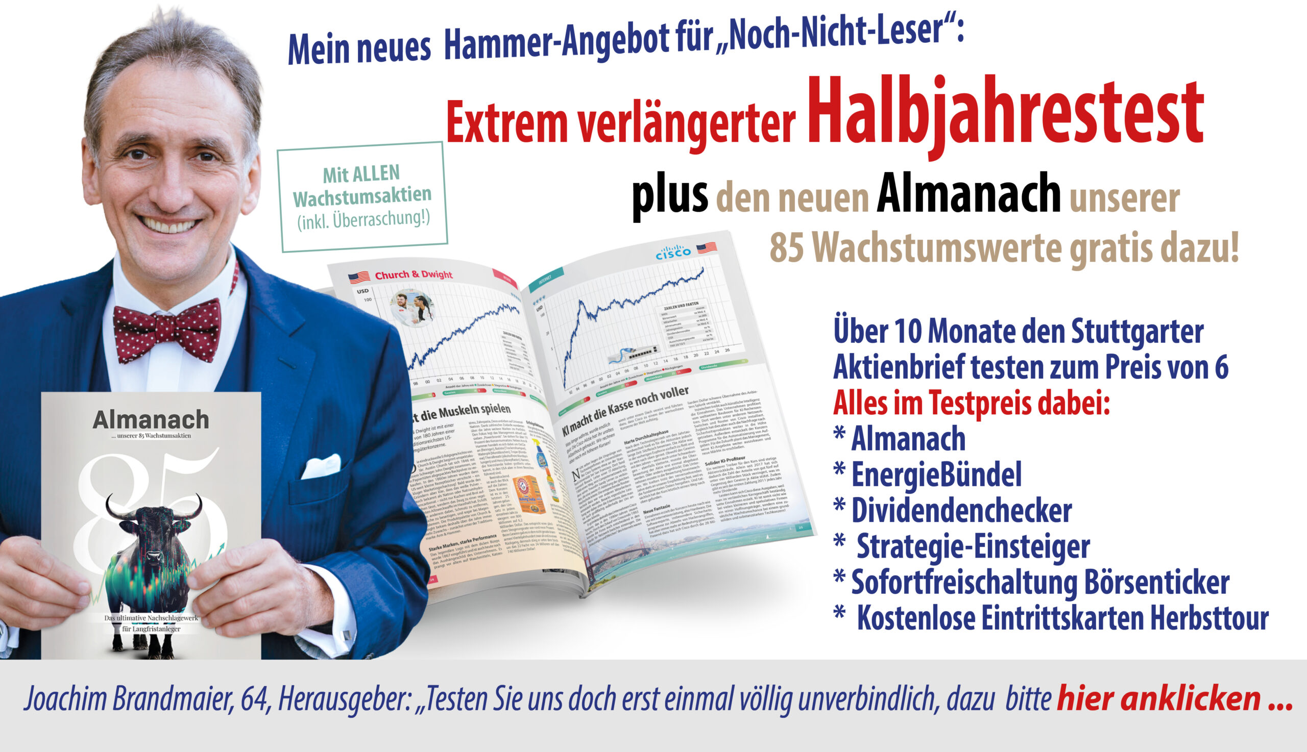Angebot - Testen Sie uns erst einmal !